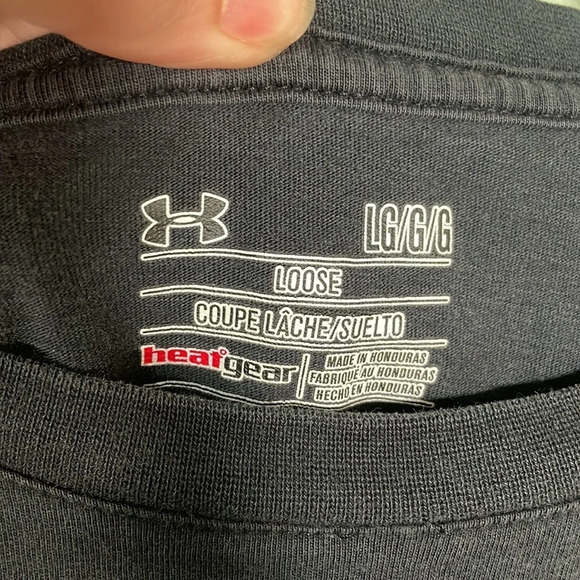 Under Armour Strike First Loose Fit Short Sleeve T-shirt Black size L - Picture 4 of 6